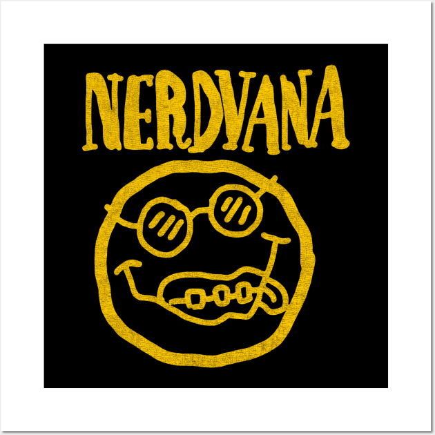 Nerdvana Smile Wall Art by TapABCD